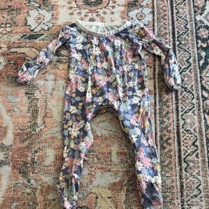 Lemon & Loom Floral Kids One Piece Footie